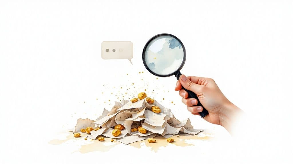 Your customer feedback is a goldmine. You're treating it like a landfill.