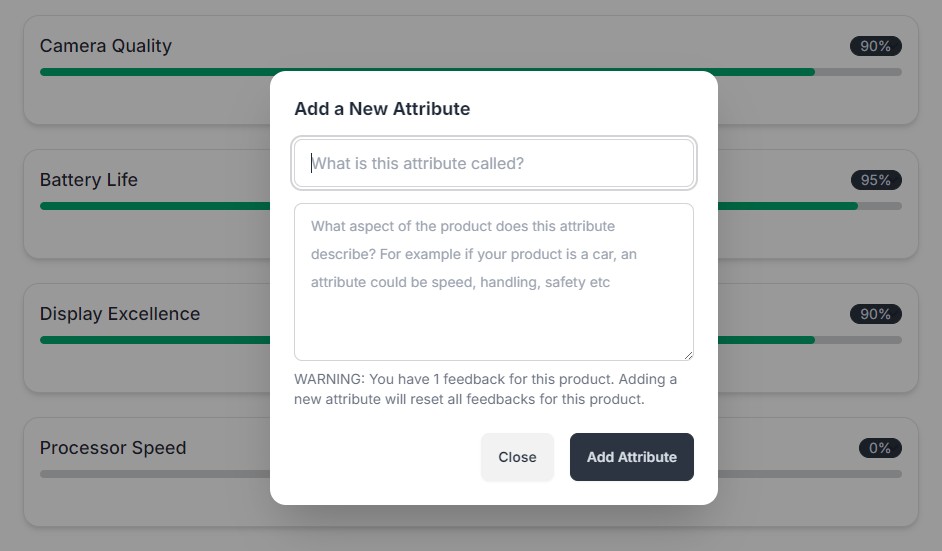 Add New Attribute