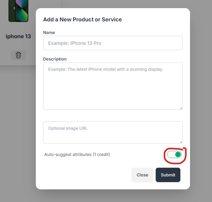 Add New Attribute